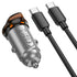 Hoco Mini Size High Power Car Charger Set 30W - NZ16