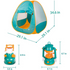 19PCS Kids Camping Toy Set PopUp Play Tent Outdoor&Indoor Pretend Play Gift