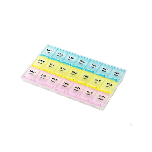 Daily Pill Organiser Box and Dispenser - 3-Times-a-Day