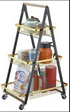 Multi Function Mobile 3 Layer Storage Rack -49x33x81cm