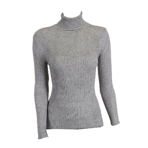 Ladies Fitted Polo neck Knitwear-Medium