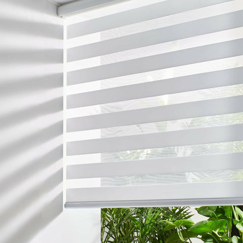 White Cotton Window Blinds-150x200cm