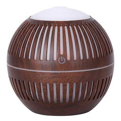 LED Ultrasonic Aroma Humidifier - Light brown