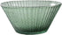 Glass Salad Bowls Bucket Bowl Set of 2 Mixing Bowls Serving Bowls for Kitchen Prep Fruit Thick and Durable (Color : Green)