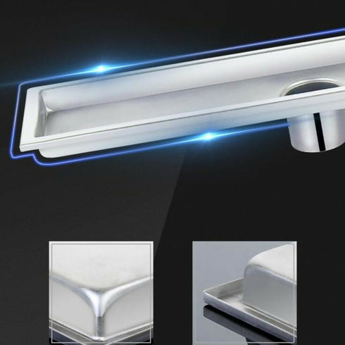 Bathroom Trap Drain Linear Shower Floor Drain 10*40cm