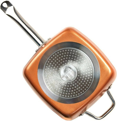 Copper Square Casserole Pan Set