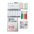 Mini Printer Portable, Inkless Sticker printer with 8 Rolls