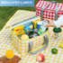Large Capacity Outdoor Picnic Bag, Home Storage Cooler - Green