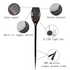 1pcs Flickering Flame Waterproof Landscape Solar Torch Lights With Auto On
