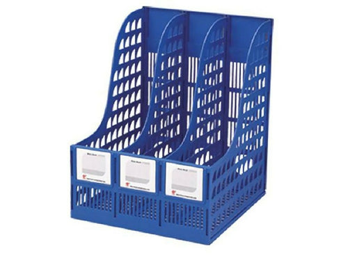3-Tier Plastic Storage Rack for A4 Paper