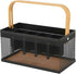 Cutlery Organizer Basket with Bamboo Handle