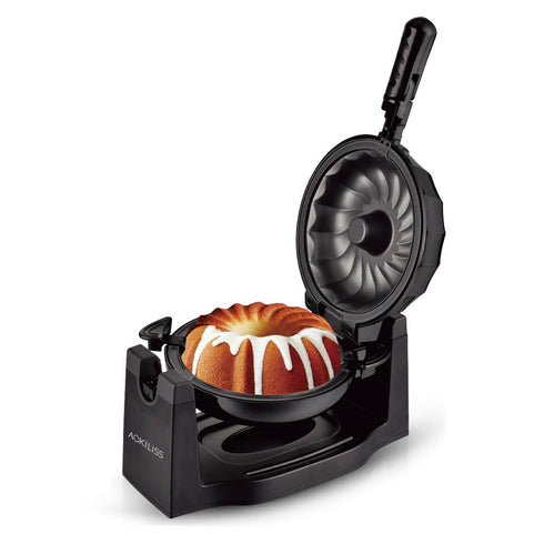1800w Rotatable Belgian Waffle Bowl Cake Muffin Waffle Maker