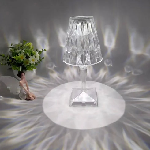Luxury Crystal Led Bedside Lamp