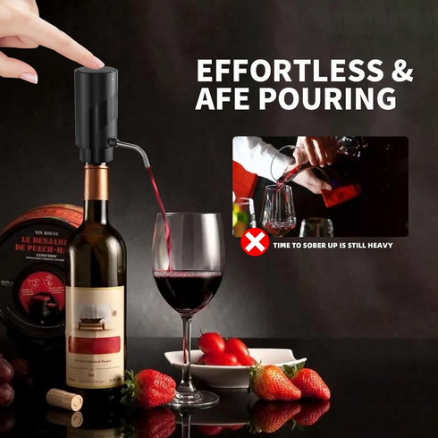 Electric Wine Aerator Pourer Automatic Wine Bottle Dispenser Decanter