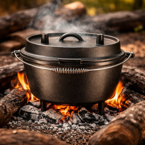 Cast Iron Dutch Oven - With Lid, Enameled