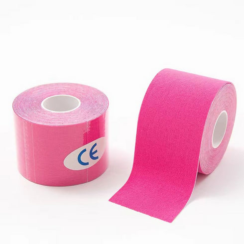 Sport Kinesiology Tape Individual Package For Foot Knee Elbow - 2 Rolls - 5cmx5m - Pink