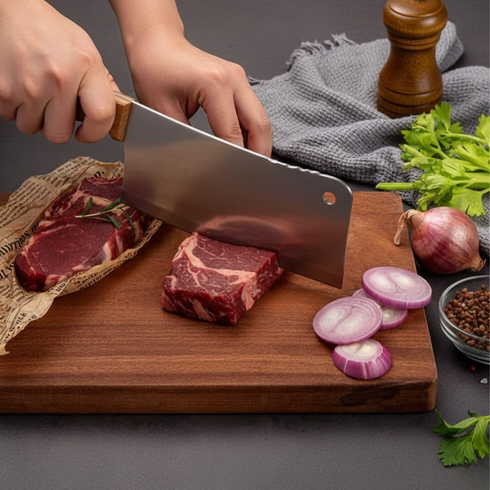 Cleaver Knifes with Wood Handle