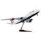 1/160 Large Scale Compatible for Boeing 747 British Airplane Model 18-inch LResin Airplane Model with Stand for Adult Aviation Enthusiasts Gifts or Display Decorations