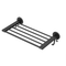 Multi-Functional Wall Mounted Towel Hanger Holder Rack-black