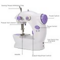 Mini Portable Electric Sewing Machine - White.