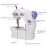 Mini Portable Electric Sewing Machine - White.