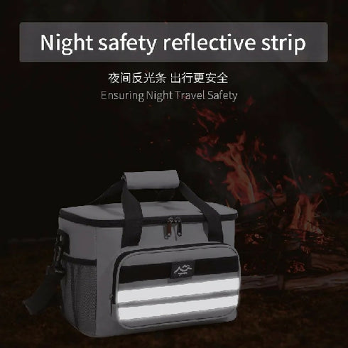 Portable Large Capacity Outdoor Insulated Cooler Bag