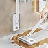 Mini Microfiber Flat Floor & Wall+Window Cleaning Mop | Adjustable Handle, 360° Rotating Head, Reusable Pads
