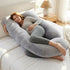 U Shaped Full Body Maternity Pillow with Removable Cover