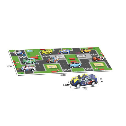 50 cars Metal racing car