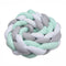 Durable Braided Baby Crib/Cot Bumper-green