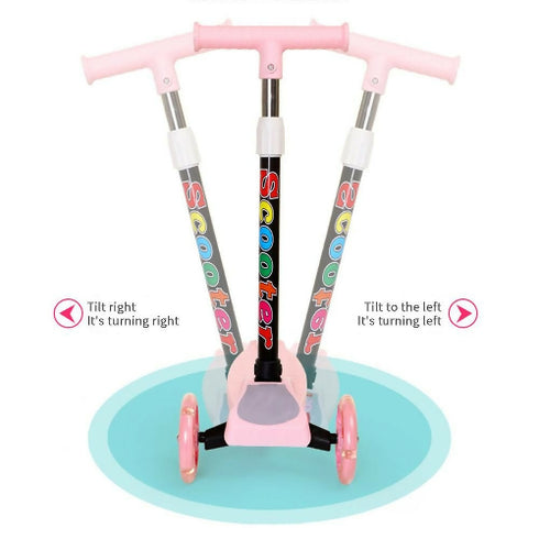 Folding Kick Scooter with LED Light