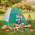 19PCS Kids Camping Toy Set PopUp Play Tent Outdoor&Indoor Pretend Play Gift
