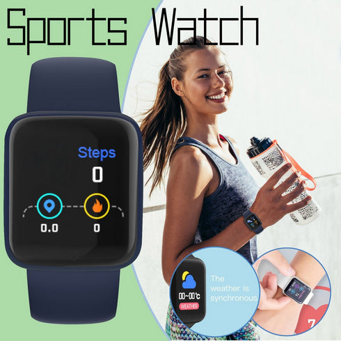 Heart Monitor Fitness Tracker Waterproof Sport Smart Watch