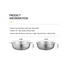6 Pcs Stainless Steel Colander Bowl Set