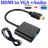 HD Conversion Cable with VGA & Audio Output