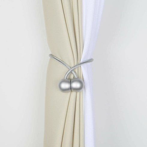 Magnetic Curtain Tieback -Grey