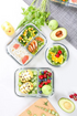 Ecofriendly Outdoor Glass Microwave Lunch Box Leakproof Airtight