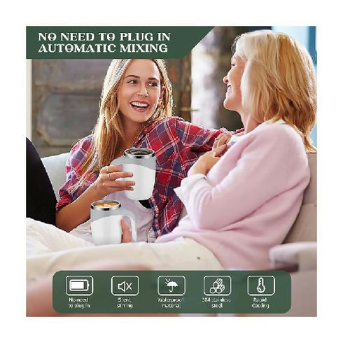 USB Rechargeable Magnetic Self Stirring Mug