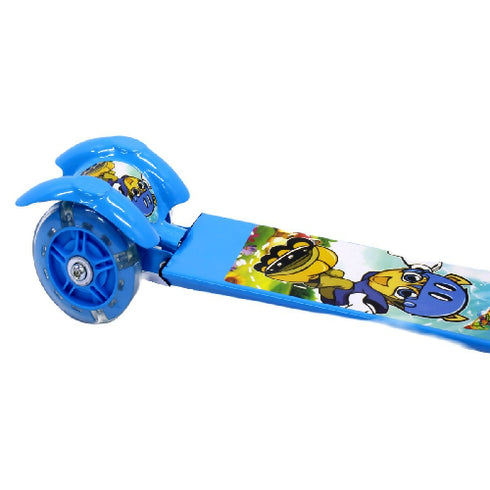 Scooter 3 Wheeled Folding Adjustable Scooter with Light Up Wheel