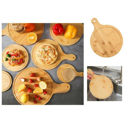 Pizza Fruit Cutting Board with Handle