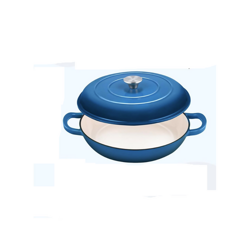 30CM Cast Iron Shallow Casserole Bule