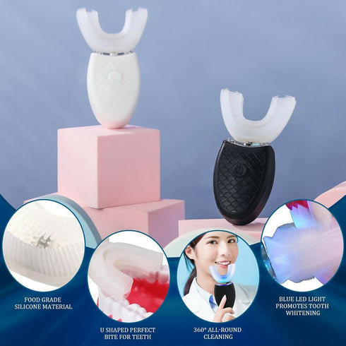 Ultrasonic Electric Toothbrush Adults U Shaped Automatic Toothbrushes