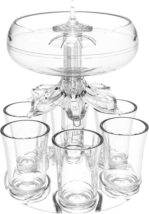 Shot Dispenser, Cocktail Dispenser, 6 Shot Glass Dispenser
