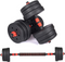 2-in-1 Dumbbell Set, 25 kg, Adjustable Strength Training and Weight Lifting for Home, Office, Gym, Black.