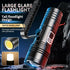 Tactical Flashlight with Detachable Handle, Black