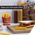 Fries Clips-12 French-Fries-Shaped Bag Clips to Seal Opened Food Packages