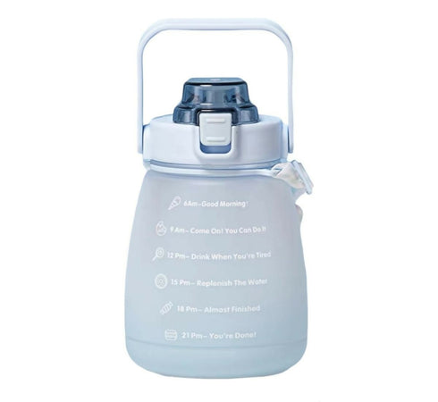 Large Capacity Bottle with Straw