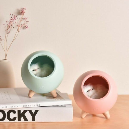 LED Lamp Cute Cat House
