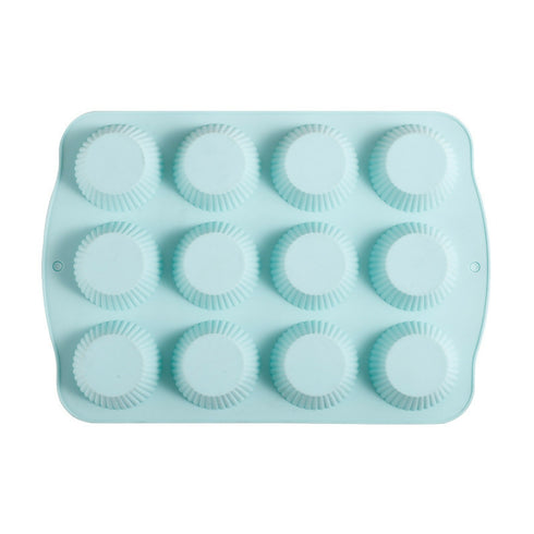 Silicone Cupcake Muffin Tray With 12 Detachable Cups