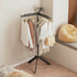 360° Rotation Clothes Folding Laundry Rack with 3 Arms for Hangers